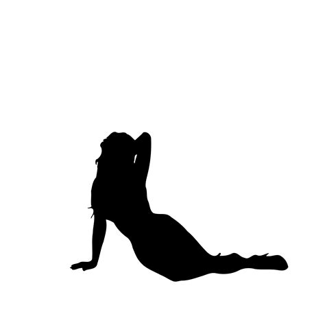 silhouette sitting down at getdrawings free download