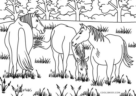 printable horse coloring pages  kids