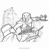 Assassin Lineage Ezio Xcolorings Critter sketch template