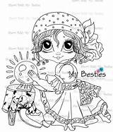 Baldy Sherri Coloring Bestie Digi Lil Img7 Gypsys Stamp Instant Doll sketch template