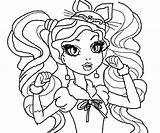Coloring Pages Cerise Hood Ever After High Getcolorings sketch template