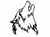Wolf Howling Clipart Head Cliparts Clip Cartoon Attribution Forget Link Don Tattoo Bilder sketch template