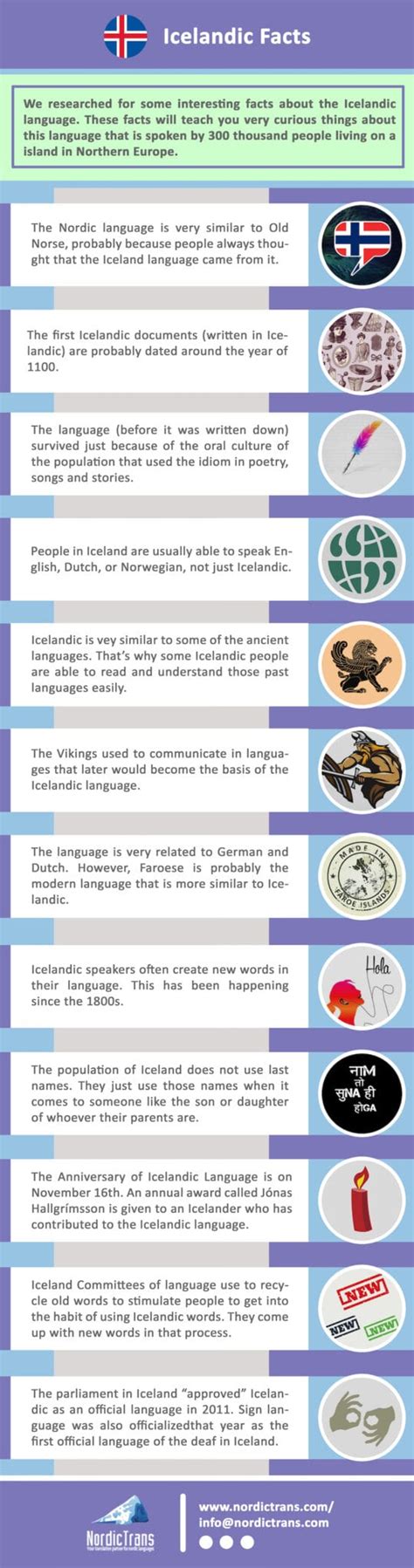 icelandic language facts easily explained   infographic