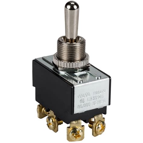 dpdt heavy duty toggle switch center  momentary
