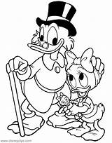 Ducktales Coloring Pages Scrooge Disney Webbigail Disneyclips Mcduck Printable Funstuff sketch template