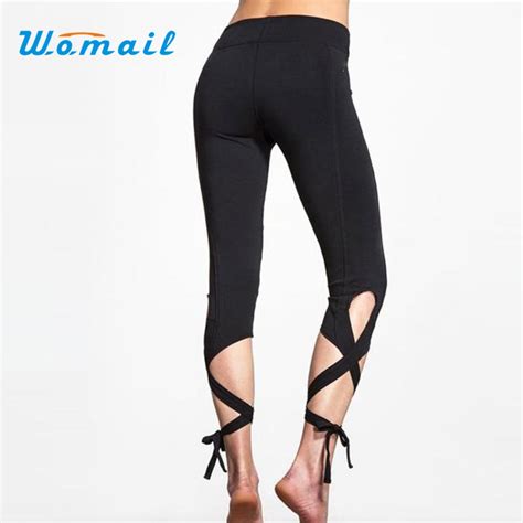 women sports gym yoga workout cropped leggings fitness lounge athletic