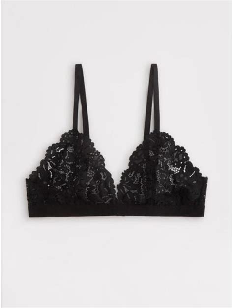 buy shein luvlette floral lace triangle bralette online topofstyle