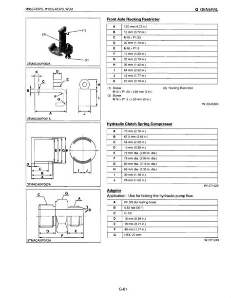 kubota ms tractor service repair manual