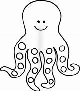 Pieuvre Maternelle Poisson Octopus Coloriages Pulpo Coloring Gommettes Danieguto Monstre Afficher Origine Atelier Haut Gratuit sketch template