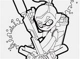 Coloring Splatoon Pages Popular sketch template