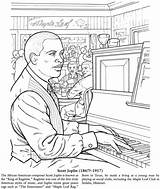 Joplin Composer Key Francis Dover Publications Doverpublications Composers sketch template