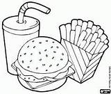 Comida Chatarra Hamburger Colorir Dibujar Rapida Kolorowanki Imagenes Completo Quente Cachorro Ausmalen Hamburguesas Hamburguesa Patat Volledige Pełne Ida Lanche Cuadernos sketch template