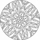 Coloring Mandala Pages Difficult Popular sketch template