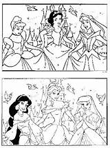 Coloring Pages Disney Princess Belle Ariel Printable Archive sketch template