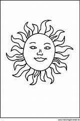 Malvorlagen Sonne Ausmalen Malvorlage Vorlagen Kostenlose Stern Mond Sterne sketch template