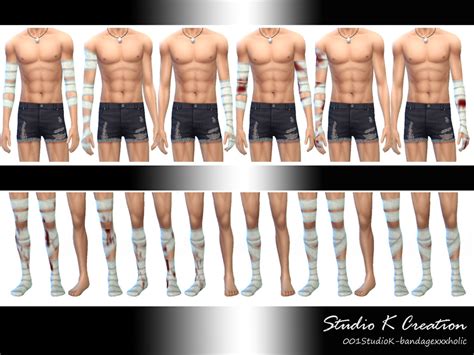 sims  custom content finds karzalee bandage xxxholic mix  match