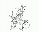 Krabs Coloringhome Spongebob Netart Relieved Really Source sketch template