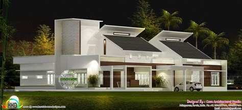 big modern single floor home kerala home design bloglovin