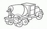 Truck Cement Mixer Coloring Pages Kids Transportation Wuppsy Printables Choose Board Clipartmag Drawing sketch template