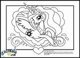 Coloring Celestia Pony Little Princess Pages Mlp Unicorn Birthday Print Easter Color Halloween Printable Kids Getcolorings Z31 Cute Odd Dr sketch template