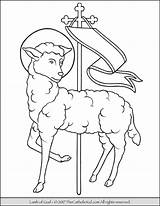 Lamb Victory Thecatholickid Ordinary Cupertino sketch template