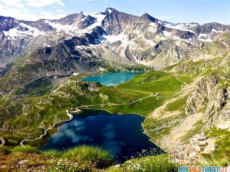 gran paradiso national park sheltering   italian alps