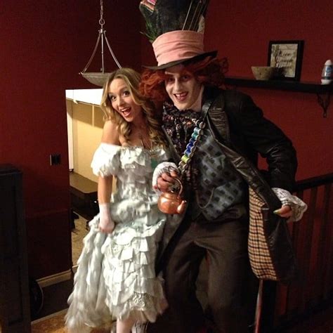 Alice And Mad Hatter Diy Disney Costumes For Couples