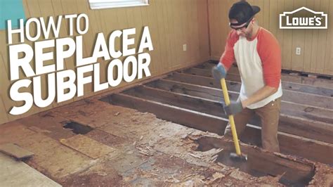 remove  replace  rotten subfloor diy channel  home