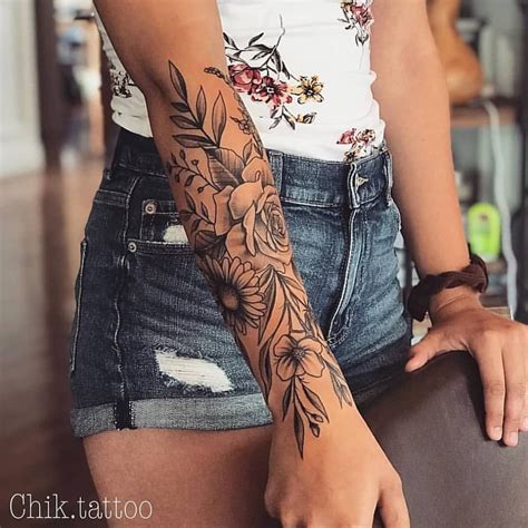 Pin On Tattoos For Women Half Sleeve