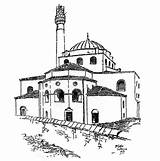 Hagia Sophia Moschee Mosque Ausmalbilder Masjid Supercoloring Buildings Colouring Ausmalen Sketsa Istanbul Mosques Digambar sketch template