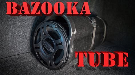 bazooka tube bta review  sound test compact subwoofer youtube
