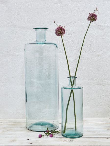 Recycled Glass Bottle Vases Glass Recycled Glass Bottles Bottle Vase