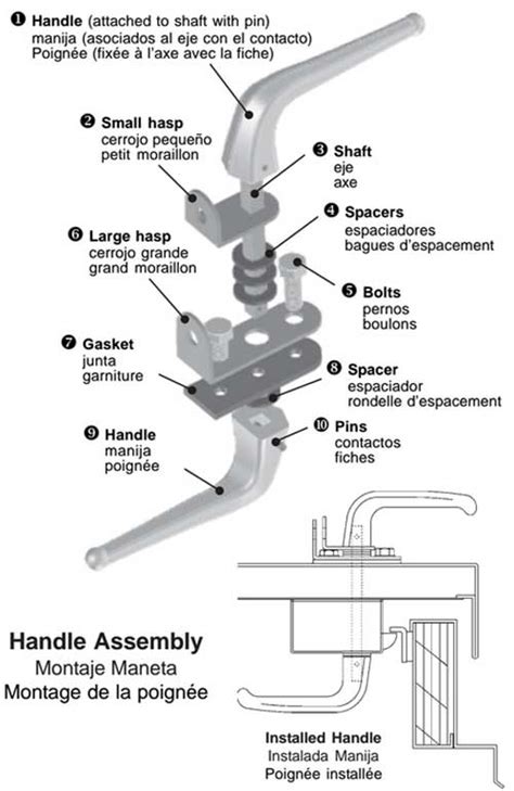 bilco rprs turn handle assembly shaft length