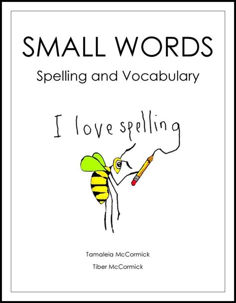 spelling  vocabulary level  small words applied scholastics