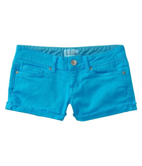 aeropostale womens cut off shorty casual denim shorts ebay