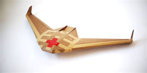 deliver medical supplies  small cardboard drones research snipers
