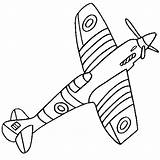 Spitfire Kolorowanki Coloriage Avion Samoloty Supermarine Darmowe Airplanes Samolotami Thecolor Aircraft Dzieci Tracing Colorier Ugu sketch template