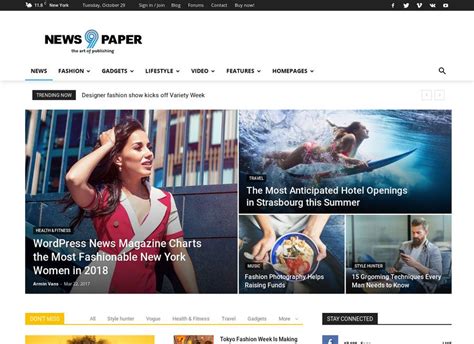 top wordpress newspaper themes  responsive newspaper sites