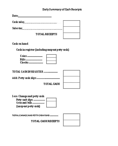 cash receipt templates printable receipt template template printable