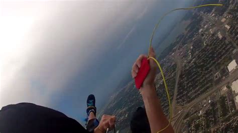 gopro captures terrifying moment skydiver loses parachute mid flight mashable