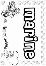 Coloring Madeline Michele Pages Simone Marine Marines Color Print Hellokids Name Drawings Results 62kb sketch template