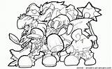 Coloring Smash Super Pages Brothers Bros Mario Popular sketch template