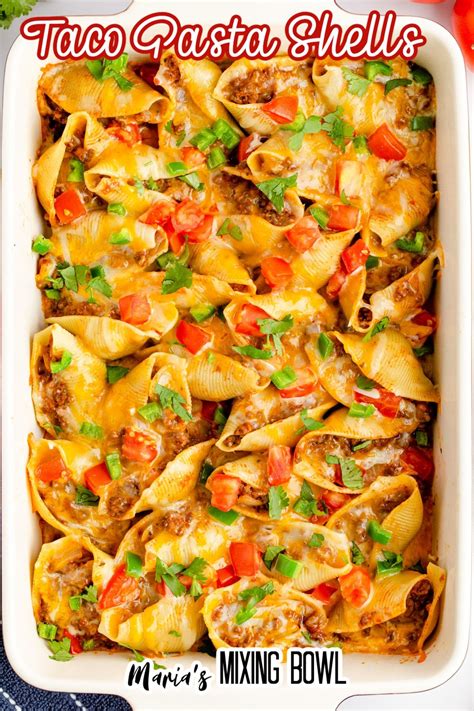 Taco Pasta Shells Are An Easy Hearty Recipe That Will Satisfy The