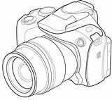 Camera Drawing Dslr Line Nikon Digital Slr Tech Deviantart Drawings Sketch Clipart Cameras Template Lsr Sketches Coloring Paintingvalley Wip Illustration sketch template