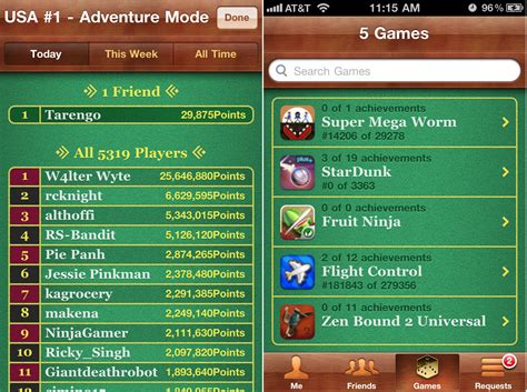 game centre update takes aim  apps  mobile
