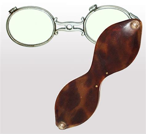 Lorgnette Eyeglasses Late 18th Century Tortoiseshell And