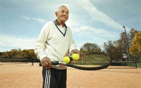 90 Year Old Albury Tennis Player Holds His Serve The