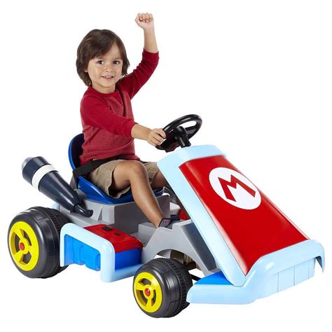 nintendo super mario kart life size ride  vehicle toy  power wheel