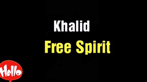 khalid  spirit karaoke youtube