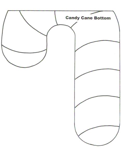 candy cane template coloring page images   finder